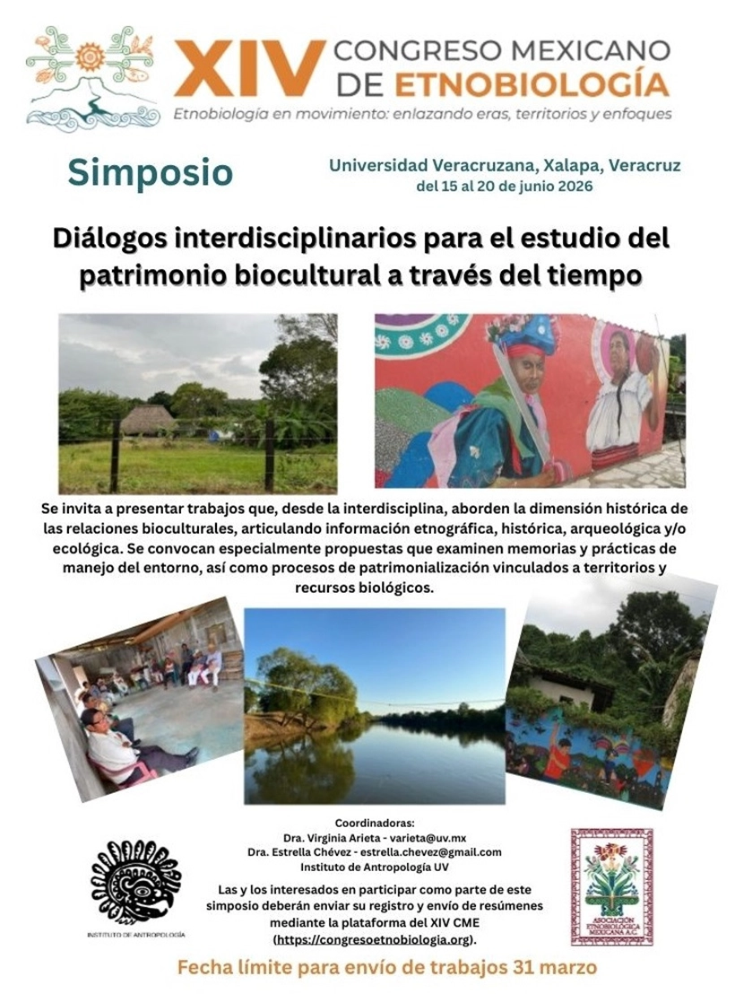 Diálogos interdisciplinarios para el estudio del patrimonio biocultural a través del tiempo.