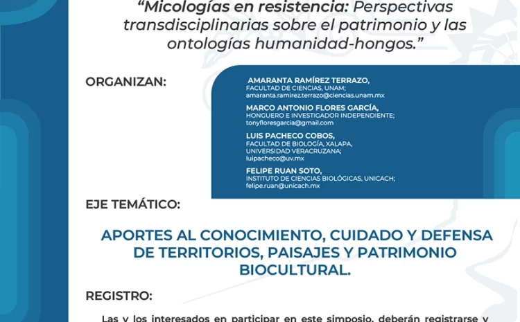  Micologías en resistencia: Perspectivas transdisciplinarias sobre el patrimonio y las ontologías humanidad-hongos.