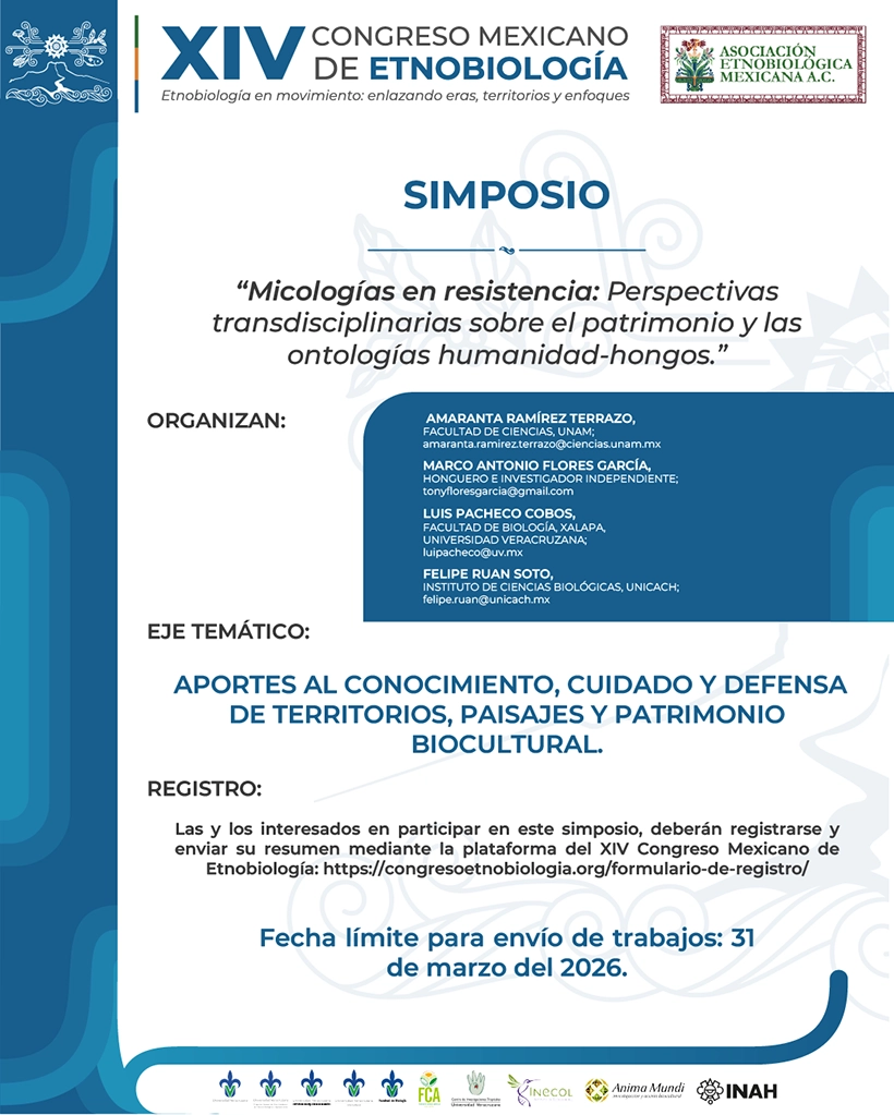 Micologías en resistencia: Perspectivas transdisciplinarias sobre el patrimonio y las ontologías humanidad-hongos.